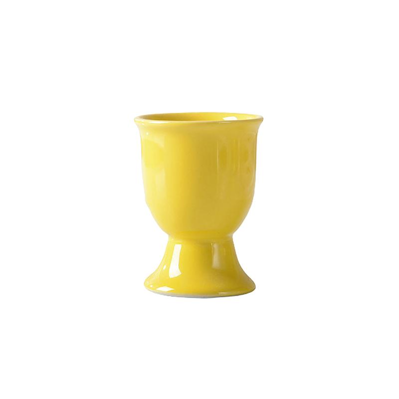 Ceramic Egg Cup Holders Candy Color Creative Serving Cups For Kitchen Egg Holder Cup Breakfast Banquet Eggs Supplies