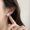 Chic Irregular Texture Stud Earrings for Women - Trendy and Unique Design