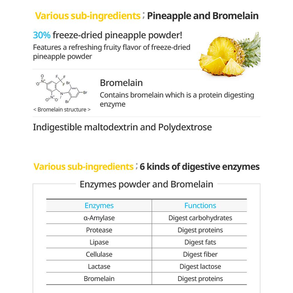 Atomy Finezyme Pineapple Flavoured Drink with Mixed