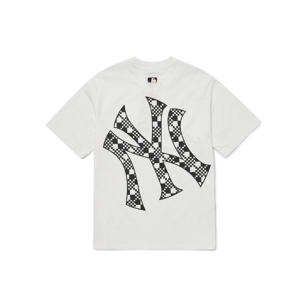 New MLB T Shirts Unisex White 3ATSO0324-50WHS