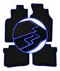 Tapis de voiture CARLUX-BLUE pour: Minivan Mitsubishi Space Star (1999-2005)