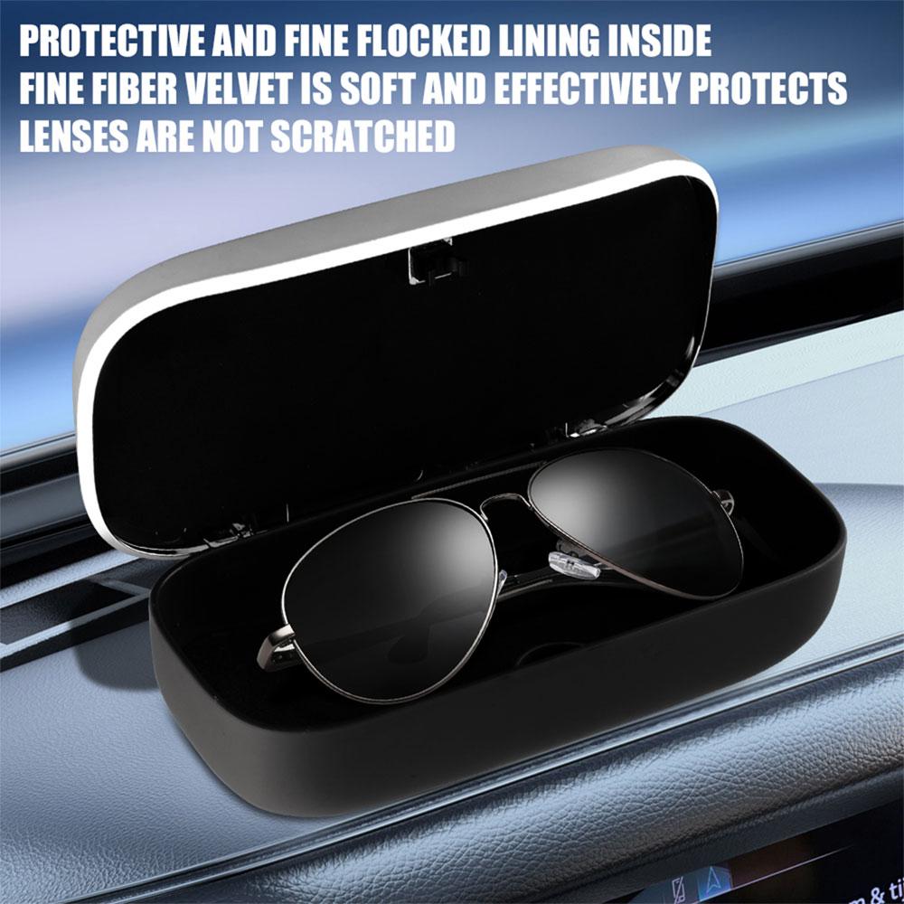 AABHF1 ABS Car Eyeglass Storage Box Visor Sunglasses Bank Card Ticket Clip For Chevrolet Cruze Sonic Spark 3 Camaro Colorado Volt Aveo