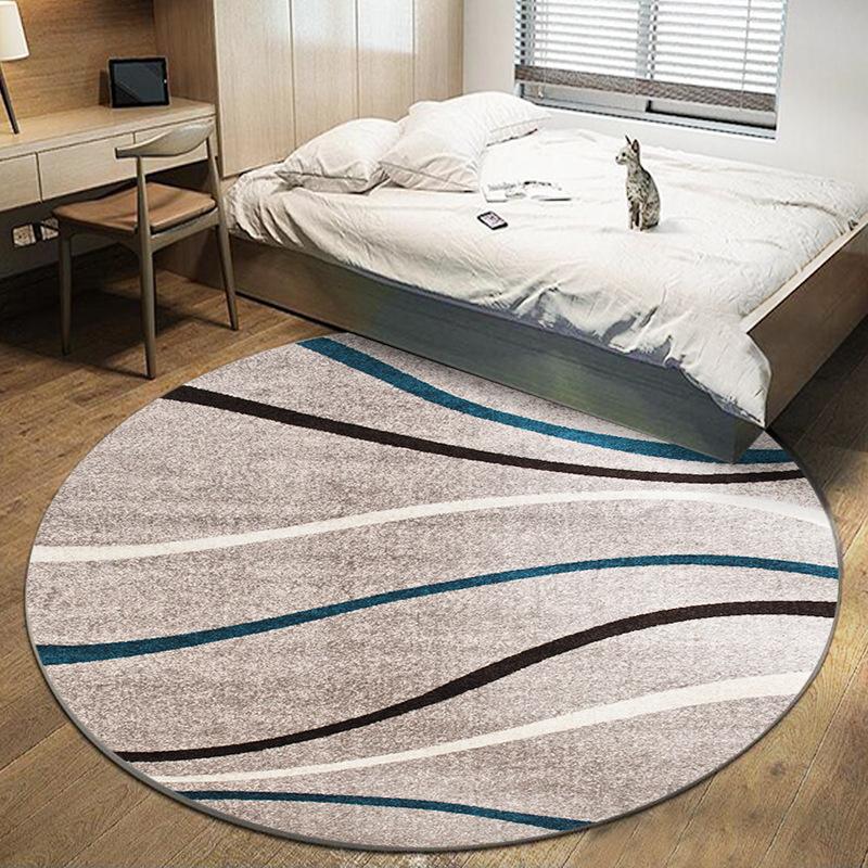 Wohnzimmer Runder Teppich Geometrisch Abstrakt Couchtisch Sofa Teppich Zuhause Schlafzimmer Bettvorleger