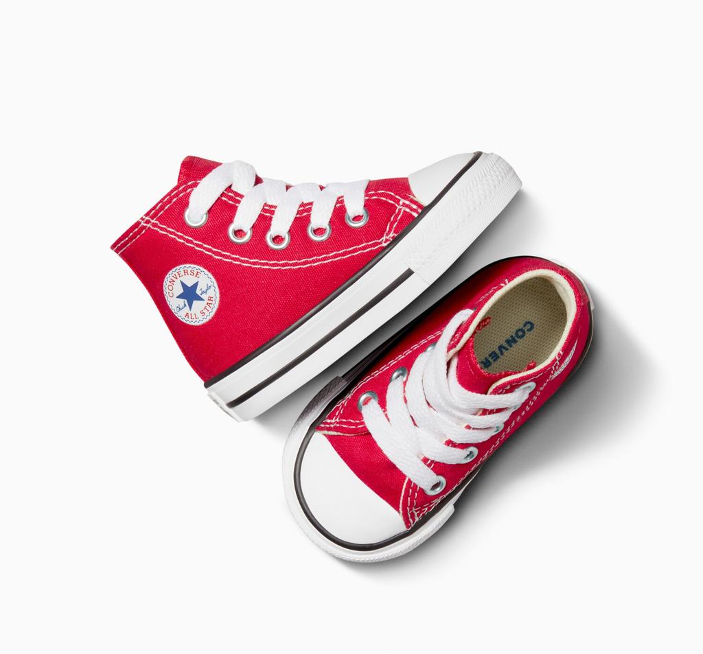 Детские кеды Converse Chuck Taylor All Star Core Hi красный (7J232)