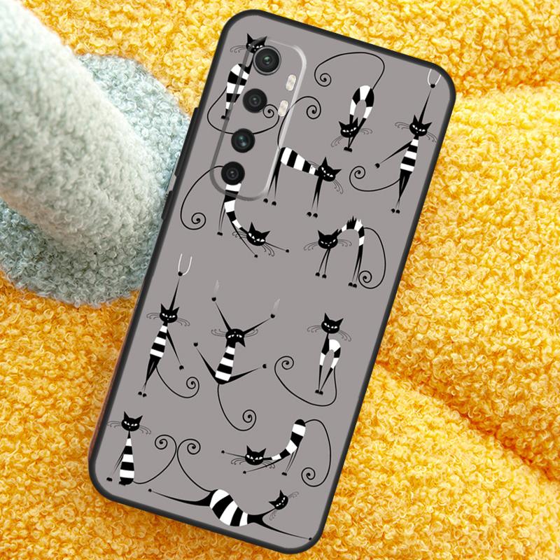 Cute Cartoon Cats Collage Case For Xiaomi 15 14 Ultra 13T 14T 15T 17 Pro Max Cover For POCO X7 F8 Pro X3 X5 X6 F5 F6 F7