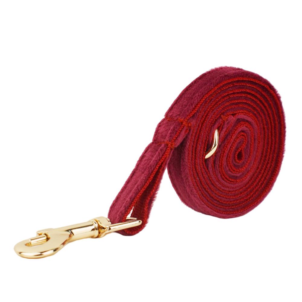 Wine Red Cat Collar with Cute Bell and Bowtie Scarf