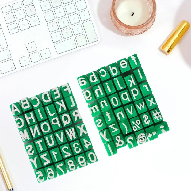 Educational Letter Stamper for Kids Art Craft Lowercase/Uppercase Plastic Stamper for Scrapbooking Journal
