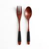 Wooden Dinner Kit Rice Soups Kitchen Supplies Utensil Dinnerware Sets Fork Spoon Tableware