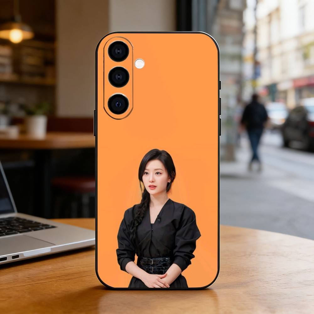 Korean Actor Kim Ji-won Phone Case For Samsung Galaxy A73,A72,A71,A70,A53,A52,A51,Soft Silicone Black Cover