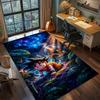 Goku Large Space Carpet Rug, Non Slip Washable Floor Mat Home Gamer Room Bedroom Decoration.-TING