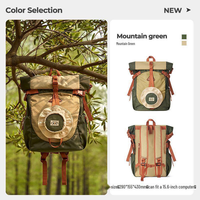 

Водонепроницаемый легкий походный рюкзак Mrace для женщин и мужчин - Дорожная сумка большой вместимости для путешествий, кемпинга, школы и спорта