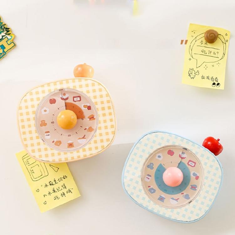 Visual Rotation Timer Quiet Operation Practical ABS Construction For Children Study Kitchen Timing Time Management Devic