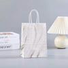 6Pcs Gold Marble Gift Bag with Handle Paper Gift Wrapping Bags for Birthday Wedding Party Supplies