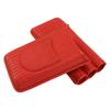 Cigar Holder Portable Moisturizing Comfortable Touch Colorfast Precise Stitching Travel Cigar Case for Men Red
