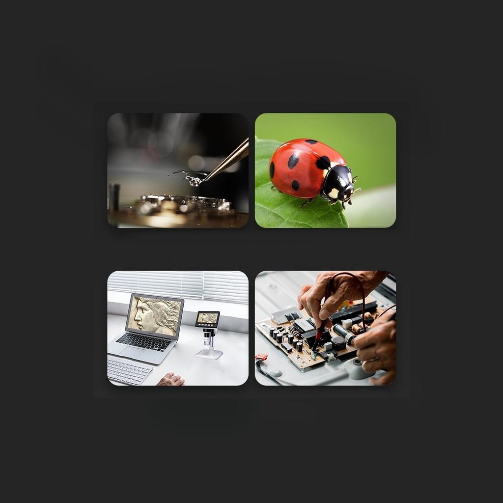 DIGITALES MIKROSKOP 4,3" PC MacOS WINDOWS 1000x USB