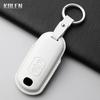 Leather Car Key Case Cover Shell For Mazda 2 3 6 Atenza Axela Demio Cx-5 Cx5 Cx-3 Cx3 Cx7 Cx-7 Cx-9 Cx9 Mx5 2 3 Buttons Keychain