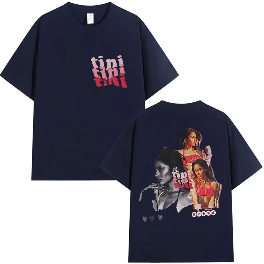 Singer TINI STOESSEL Futtura Tour Album Merch Tshirts UNISEXs Women Pop Music Short Sleeve Tshirts Fashion Summer Shirts