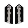 Washable Silk Metal Wire Aviation Shoulder Boards for Security Uniforms - Suitable for China Eastern and Hainan Airlines