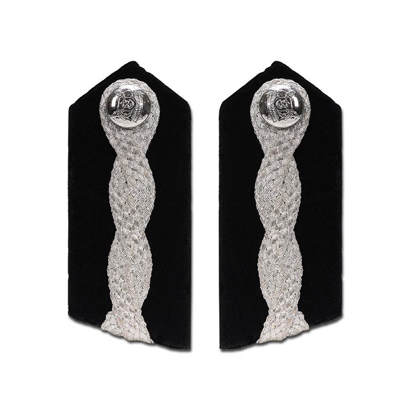Washable Silk Metal Wire Aviation Shoulder Boards for Security Uniforms - Suitable for China Eastern and Hainan Airlines