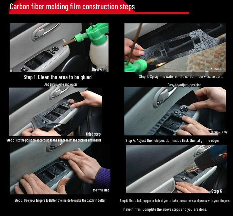 2020 GAC GS4 Carbon Fiber Gear Shift Decor & Protection Film