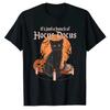 Hocus Pocus Black Cat Graphic Tee Halloween Witchcraft Style Cotton Short Sleeve TShirt Unisex