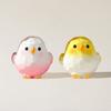 Eye Catching Resin Bird Key Holder Artistic Carving Design Compact Bag Pendant Christmas Gift For Kids Adults