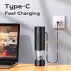 Adjustable Burr Electric Pepper Salt Grinder 2 In 1 Kitchen Spice Grinding Bottle  Cooking