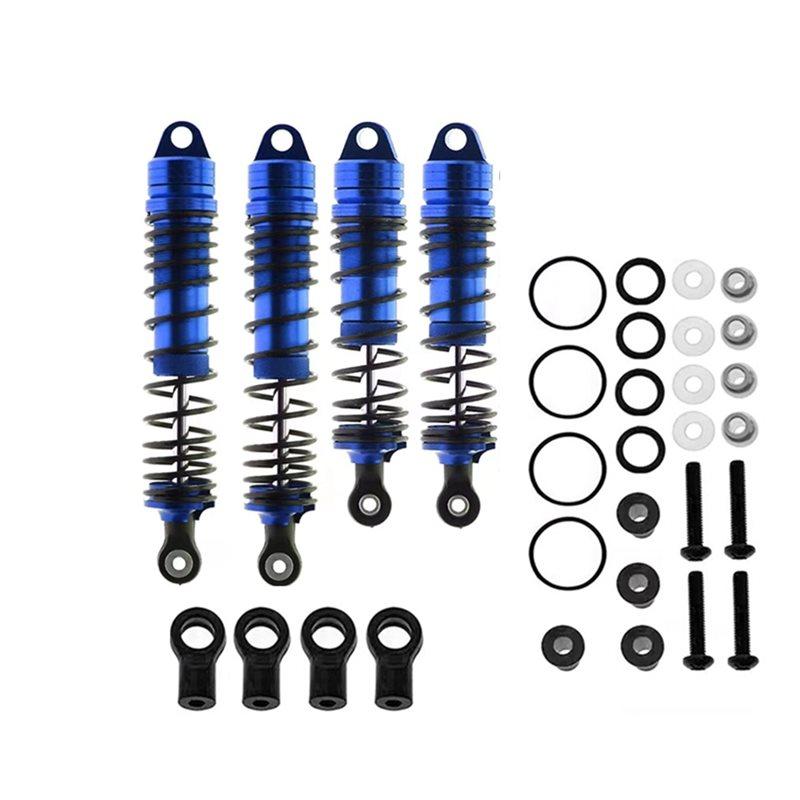 

B05C-For Traxxas 1/10 Scale RC Car 4X4 2WD Model- Aluminum Alloy Front& Rear Shock Absorber Set For Slash Rustler Stampede Upgra