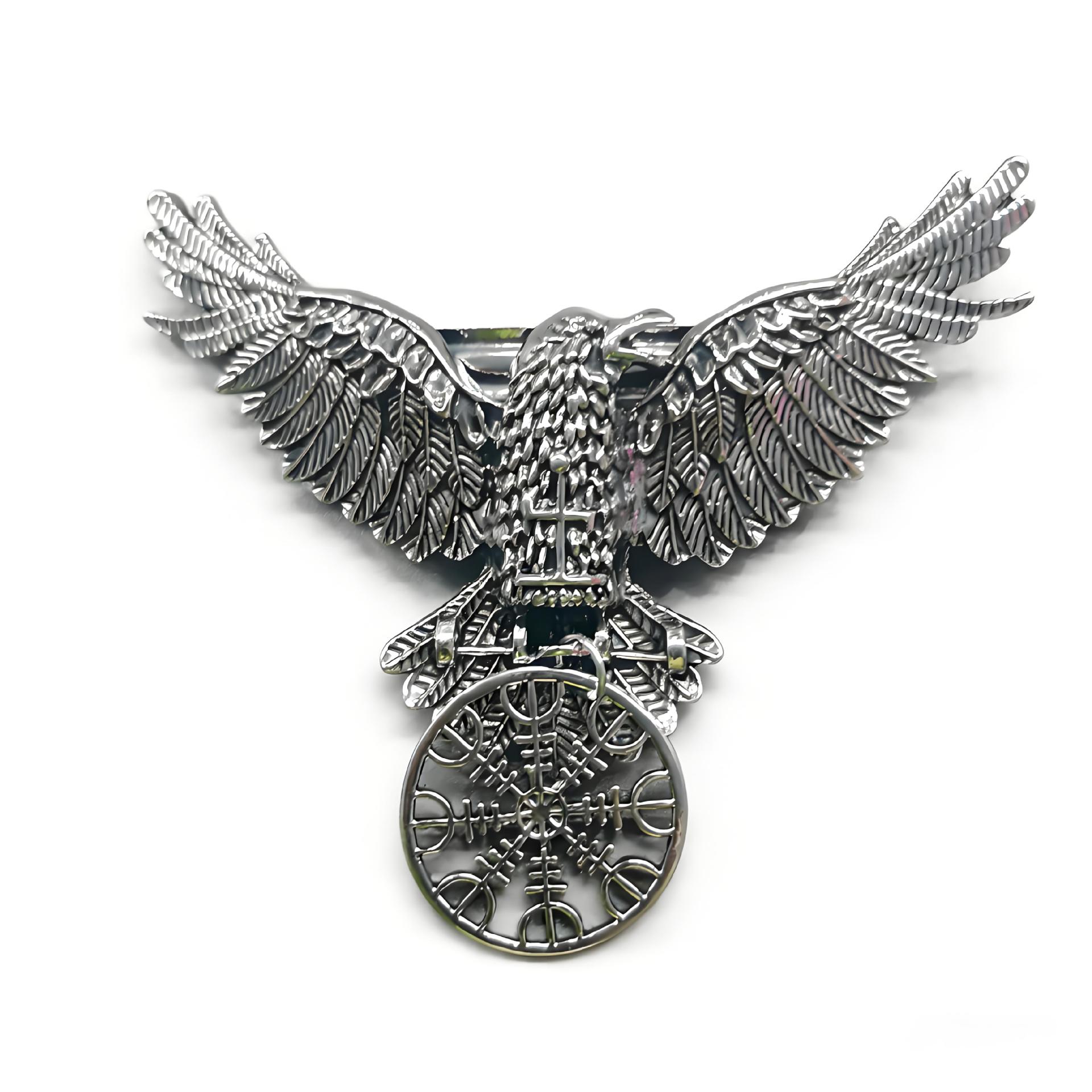 

Cross Border Wholesale Retro Viking Oversized Black Crow Hair Clip Duckbill Nordic Norway Style Fashionable Party Accessories