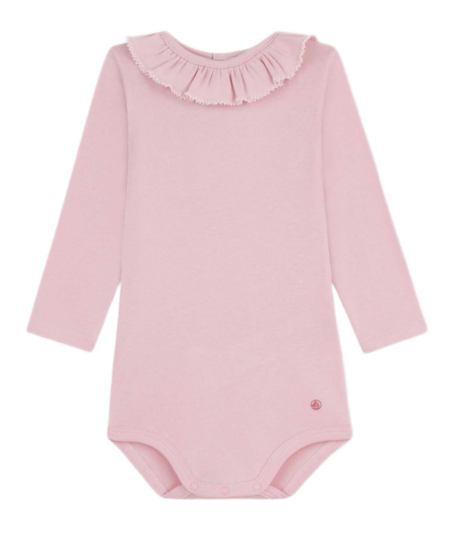 

Petit Bateau Collared Long Sleeve Bodysuit A0EGQ Light Pink 24 Months 86cm