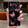 Case For Realme 12 Pro Plus 5G Pretty Flowers Butterfly Clear Soft Silicone TPU Cover For Realme12ProPlus 12 Pro Plus 5G Fundas