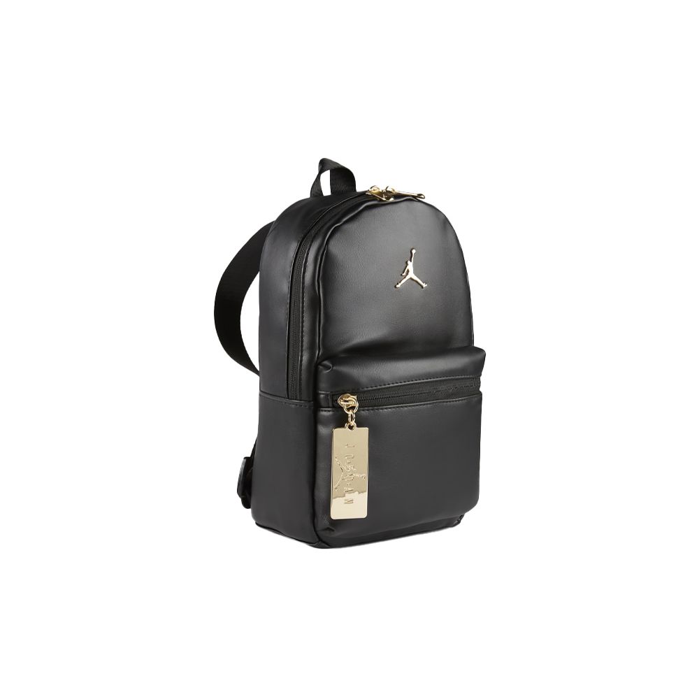 Jordan Retro Metallic Jumpman Logo Backpack Unisex Backpack Black DH0410-010