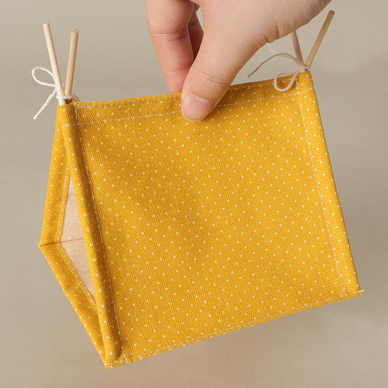 1:12 Scale Camping Tent Model Decoration Simulated Outdoor Tent Ornament Ob11 Doll Doll Small Tent Photo Props