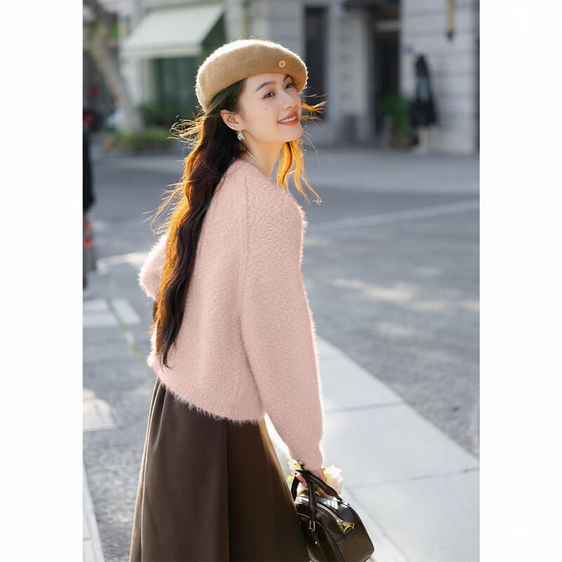 MOKANA Chic Soft Knit Long-Sleeve Cardigan
