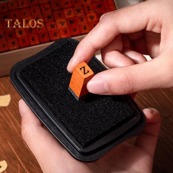 Timbri in Legno con Lettere dell'Alfabeto Bordo Liscio Set Timbri Lettere Multiuso Kit Scrapbook Fai da Te Materiali per Stampaggio