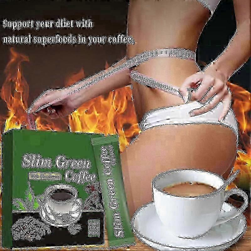 18-54pcs Green Coffee Green Slim Coffee with Ganoderma Weight-Loss Coffee for Women And Men