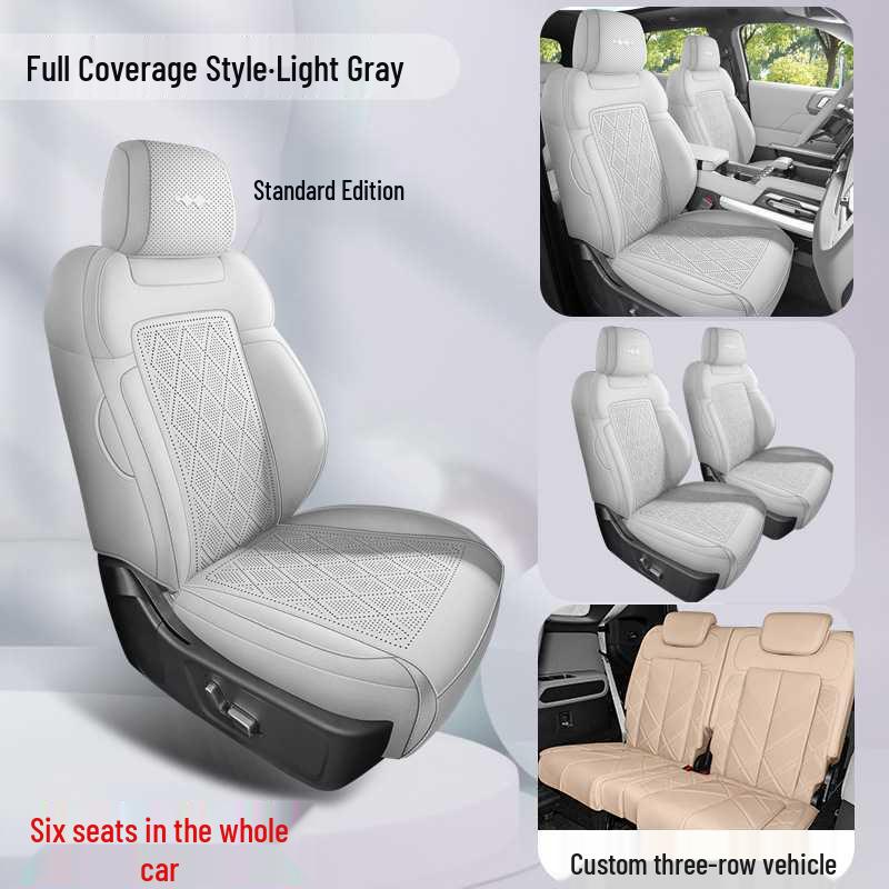 BYD Yangwang 8 Suede Car Seat Cover - All-Season Full Coverage Cushion Pad