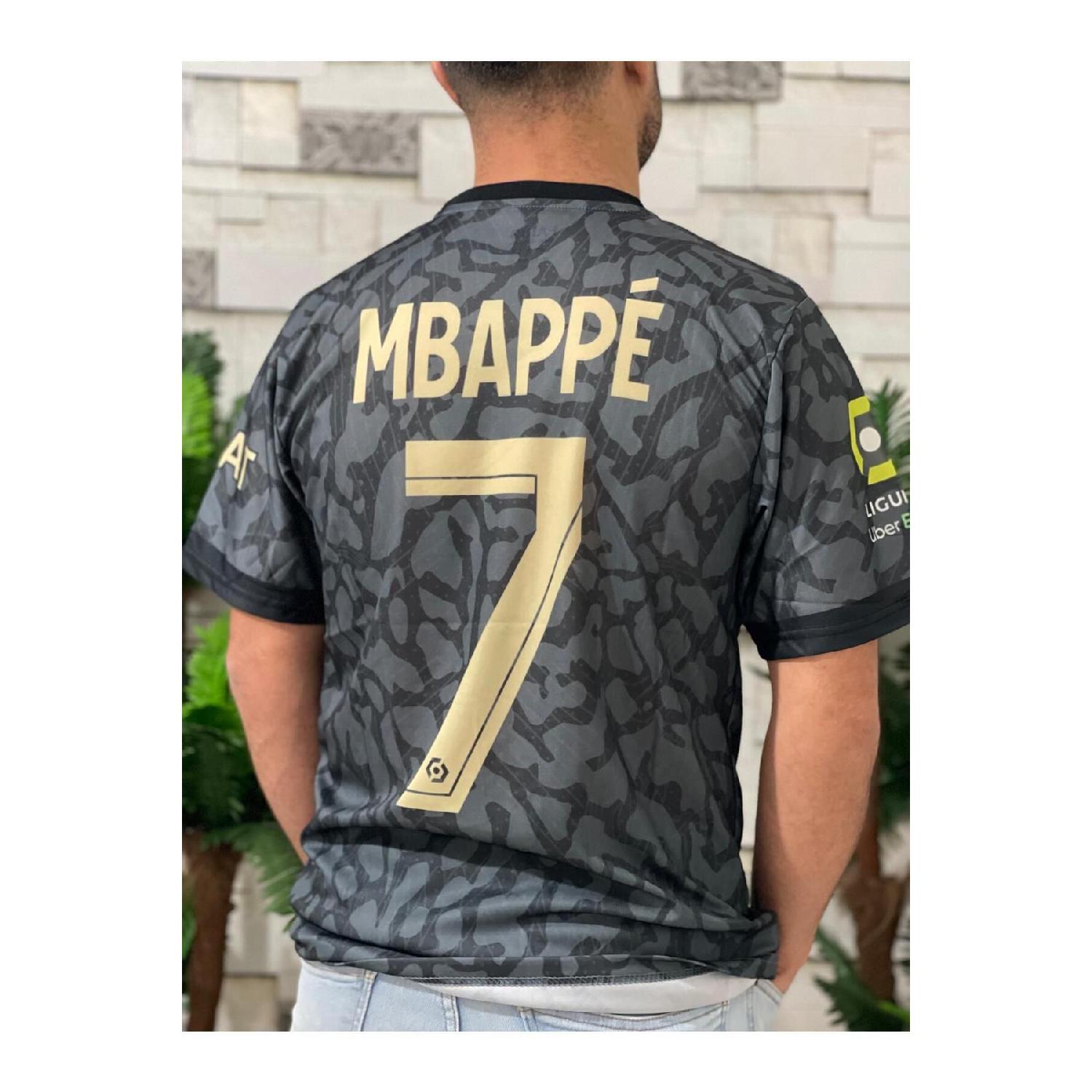 

Футбольный трикотаж Mbappe 7 Psg из дышащей полиэфирной ткани S чистый