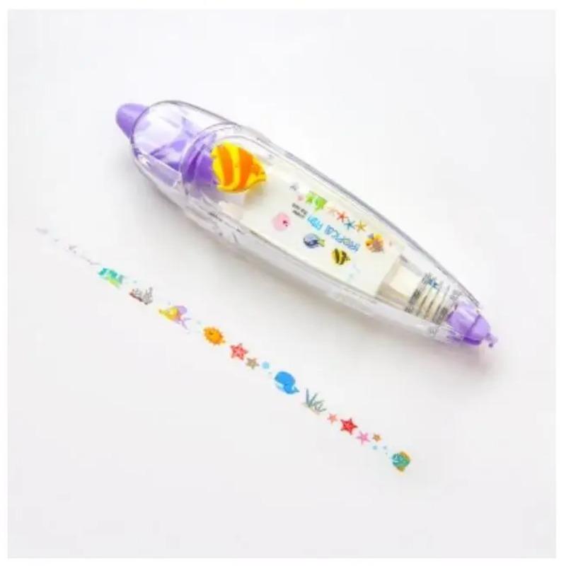 1 Pc Kawaii Animals Mechanical Decorative Correction Tape Corrector Diary Diy Journal Art Supplies Gift Accessories School