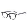 Wood Grain Legs Square Frame Photochromic Gray Brown Anti Blue Light Custom Sunglasses Prescription Customized Degree Eyewear