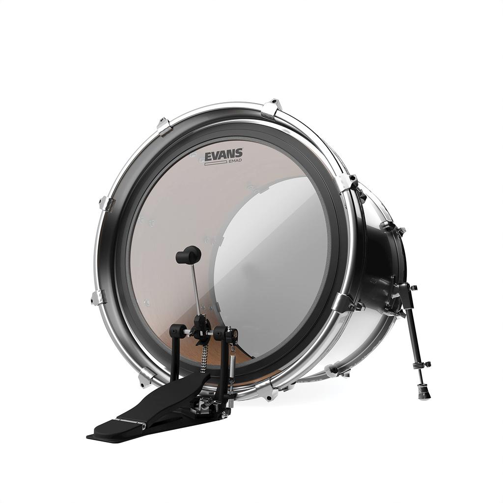 EVANS BD16EMAD 16" EMAD Clear Bass Drum Head (1-ply, 10mil with EMAD Ring) [Official Japanese Product]