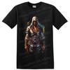 Bayek Assassin's Creed T Shirt Hooded Warrior Colorful Action Graphic Art Tee
