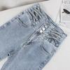 Women's High-Waisted Elastic Denim Skinny Jeans - 2025 Summer Slim-Fit, Versatile, and Flattering Style
