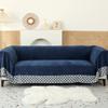 Four Seasons Waterproof Solid Color Cut Velvet Sofa Cover Towel Simple Non-Slip Urine-Proof Anti-Dirty Sofa Towel Covers