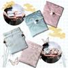 Pouch Storage Choose from 2 Types Pieces Drawstring Type Japanese Pattern Grove Thick Cushioned Japanese Style Accessory Case for Power Fortune Slips