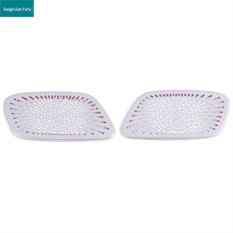 2022 Trumpchi GS8 Silver Stainless Steel Interior Rear Reading Light & Front Speaker Cover.