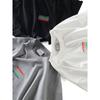 American Pure Cotton Short Sleeve T-Shirt Men's 2024 New Arrival Trendy Summer Embroider Bottoming Shirt Export Export Cotton T-shirt