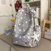 Schoolbag1011 Korean Version Ins College Style Print Backpack Female Sweet Backpack Large Capacity Campus Student Lightweight Schoolbag