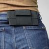 Durable Invisible Waist Belt Bag Portable Black Waist Bag Wallet Sport