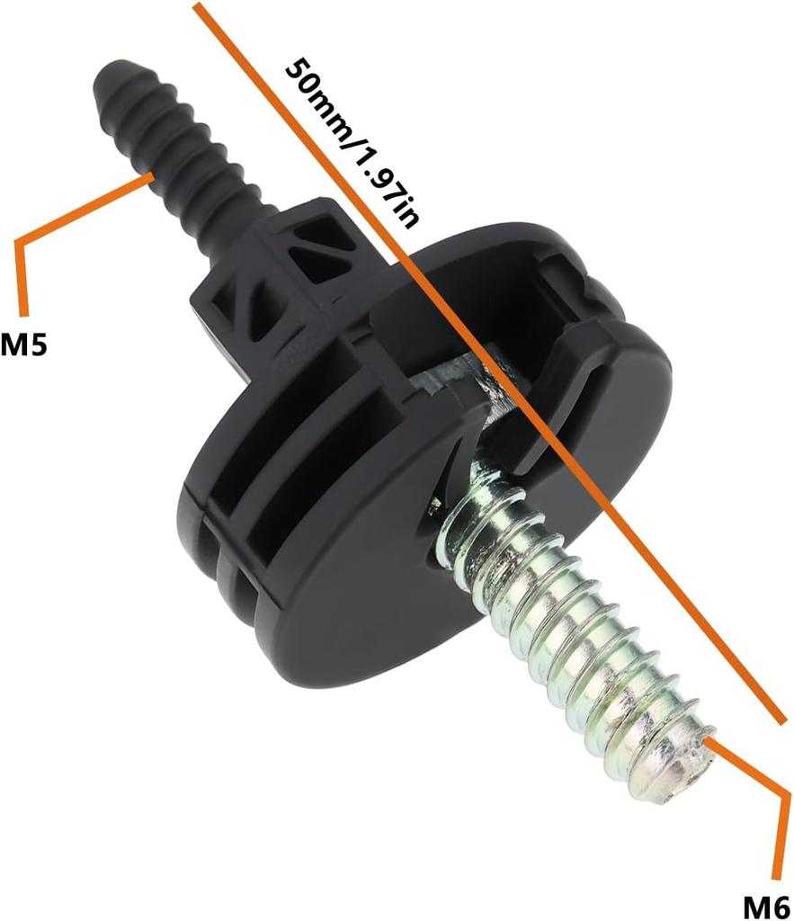 1pz Clip di Fissaggio Coperchio Superiore Motore 31368242 e 31380978 per Compatibile con Modelli Volvo XC60 XC90 V60 S60 S90 V90
